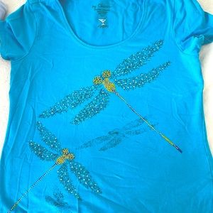 Dragonfly tee shirt Rare
